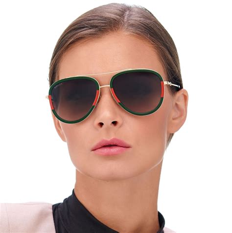 gucci red black green sunglasses|gucci gg0062s sunglasses.